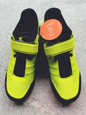Ride Concepts Transition Clipless MTB Shoes Men’s US 13 Hi-Vis Yellow D3O NEW